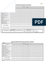 Daily Inspection Checklist For MANLIFT