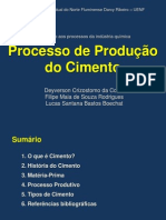 Trabalho - Produção de Cimento