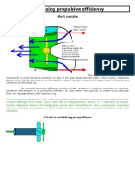 Increasing Propulsive Efficiency