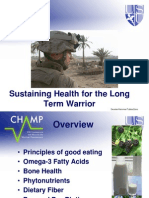 Sustaining Health For The Long Term Warrior: Deuster/Kemmer/Tubbs/Zeno