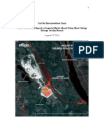 Yuct Ne Senxiymetkwe Camp Initial Assessment Report On Imperial Metals Mount Polley Mine Tailings Storage Facility Breach