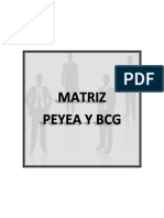 Matriz Peyea y BCG