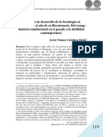 Cien Años de Desarrollo de La Sociologia en Paraguay - Caballero Merlo - Portalguarani