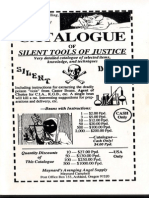 Catalogue of Silent Tools of Justice - Maynard C. Campbell (Original)