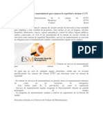 Contrato de Servicio de Mantenimiento para Cámaras de Seguridad o Sistemas CCTV