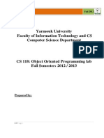 CS 118 OOP Lab Manual