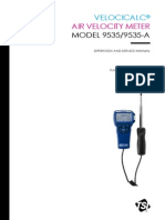 MODEL 9535/9535-A: Air Velocity Meter