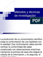 Métodos y Técnicas de Investigación