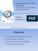 Exploring Microsoft Office Word 2010: by Robert Grauer, Michelle Hulett, and Mary Anne Poatsy