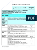 AQA GCSE Physics Specification (New GCSE)