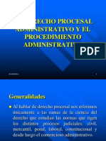 P101 - Dpa El Derecho Procesal Administrativo y El Procedimiento Administrativo