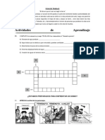 FICHA de TRABAJO Sobre Los Desastres Naturales