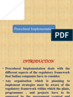 Procedural Implementation