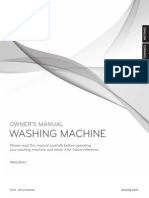 LG WM2240C Washer User Manual - English Only