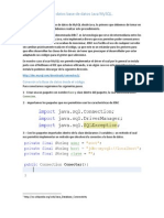 Mantenimiento de Datos Base de Datos Java MySQL