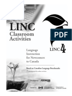 LINC 4 Classroom Activities