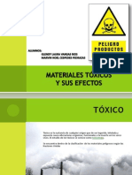 Materiales Toxicos y Sus Efectos