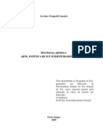 2005 - Loponte - Docência Artista Arte, Estética de Si e Subjetividades Femininas