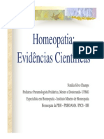 Dra. Natalia Champs Homeopatia Evidências Científicas Ufmg - 2014-2 PDF