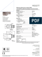 Wilcoxon Research Model 787A Low Profile, General Purpose Accelerometer