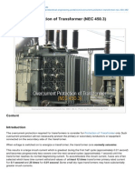 Overcurrent Protection of Transformer NEC 4503