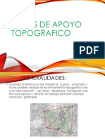 Redes de Apoyo Topografico