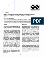 SPE 25257 Cleaning Up Spilled Gasoline With Steam: Simulations