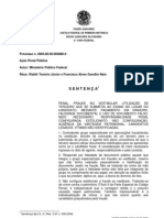 Sentenca - Fraude em Concurso Vestibular - Falsidade - Concurso de Agentes