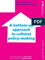 A Bottom Up Approach To Cultural Policy Making