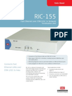 Fast Ethernet Over STM-1/OC-3c Network Termination Unit