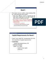 Basel I and II