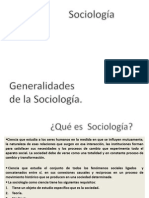 PRIMERA CLASE Sociologia y Sociedad