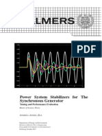 Power System Stabilizers For The Synchronous Generator: Tuning and Performance Evaluation