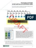 Draft: Real Analog Lab Module 8-Bit DAC Built From An R-2R Resistor Ladder