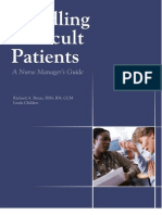 Handling Difficult Patients - A Nurse Manager's Guide