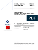 Ntc-Iso 5667-16 PDF