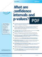 What Are Confidence Intervals and P-Values?