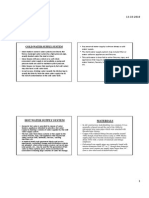 Hot Water Supply System Materials