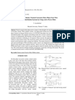 A Method To Reduce Neutral Current in Three Phase Four Wire Electric Distribution Systems by Using Active Power Filter