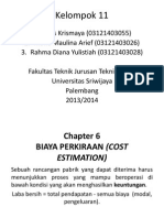 Biaya Perkiraan (Cost Estimation)