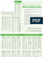 The Discipleship Journal Bible Reading Plan