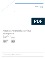 American Airlines Inc.: Revenue Management: Group No. 12