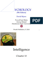 Psy David G Myers - CH 9 Intelligenc