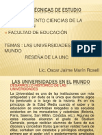 Las Universidades en El Mundo