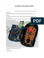 Convert Optical Mouse Into Arduino Web Camera