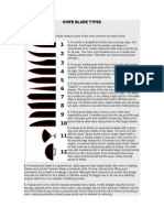 Knife Blade Types