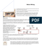 Mains Wiring: Consumer Unit (Fuse Box)