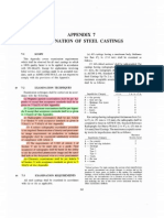 Examination of Steel Castings (ASME VIII Div 1)