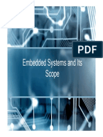 Embedded Systems and Its Scope