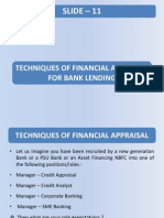 Techniques of Financial Appraisal